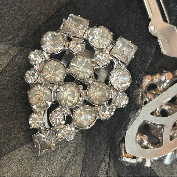 Antique Art Deco Duette Brooch Pin Vintage - Picture 14 of 15